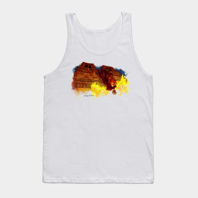 Claude Frollo Death Tank Top by Robertilustrado